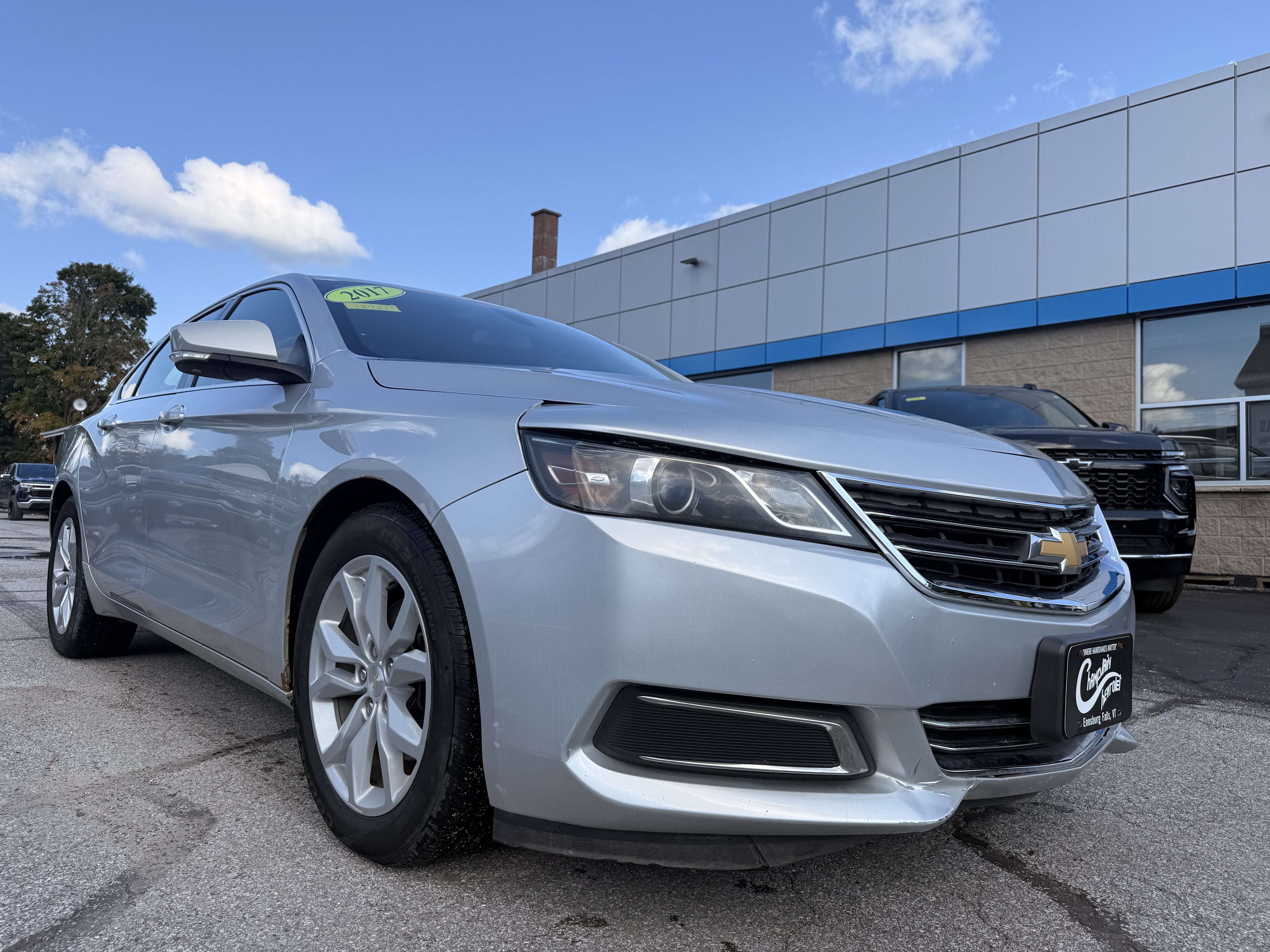 Used 2017 Chevrolet Impala 1LT with VIN 2G1105S37H9111227 for sale in Enosburg, VT