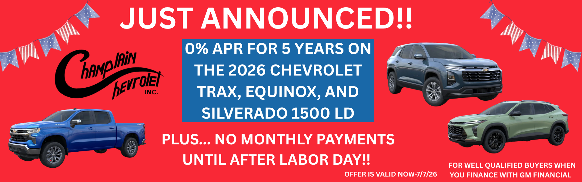 Find Your New Chevy Today! 