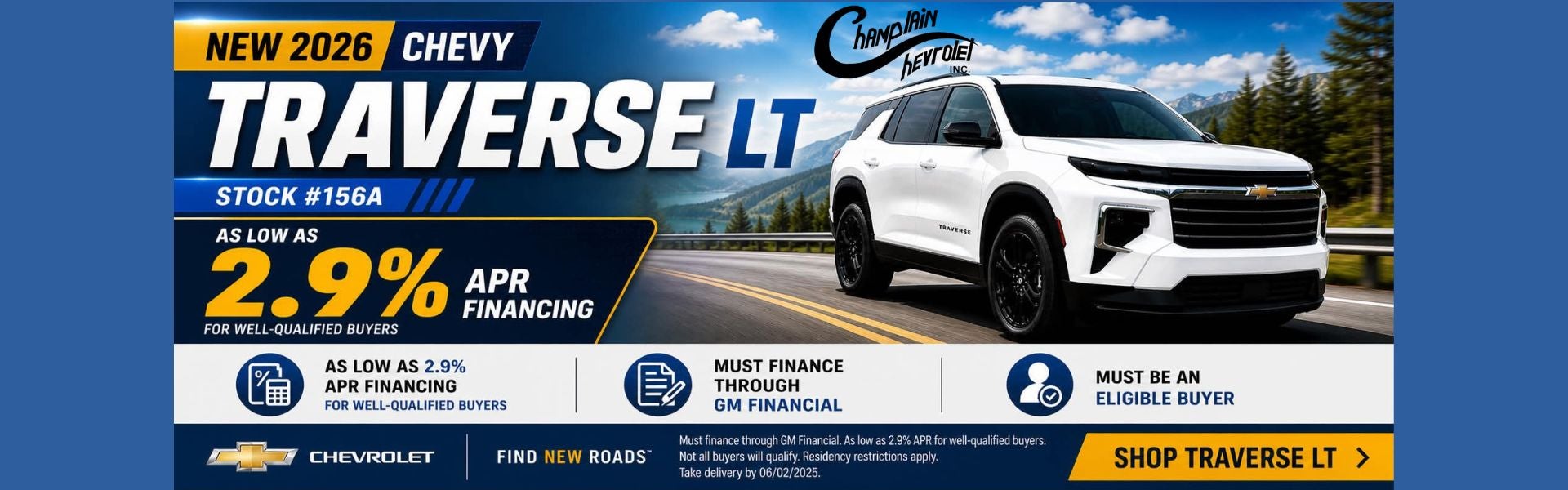 New 2026 Chevy Traverse LT!! 
